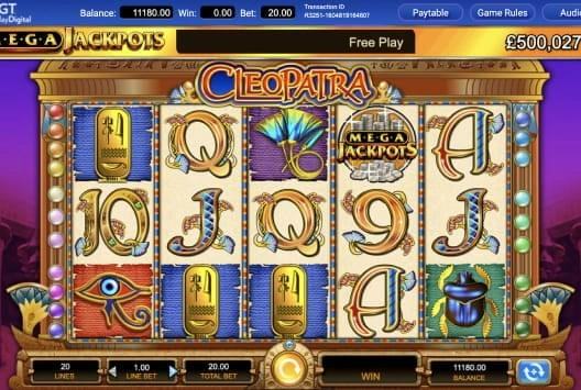 MegaJackpots Cleopatra screenshot 2