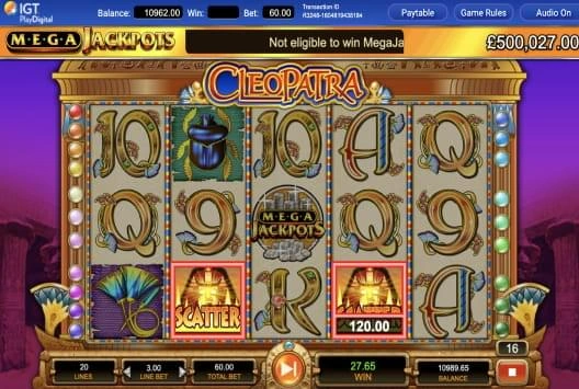 MegaJackpots Cleopatra screenshot 5