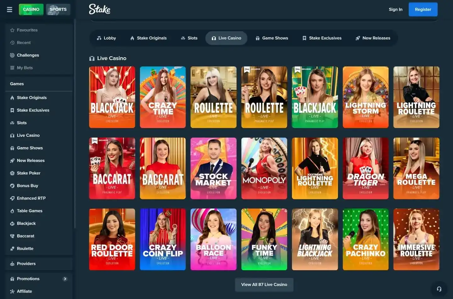 Stake Casino screenshot 3