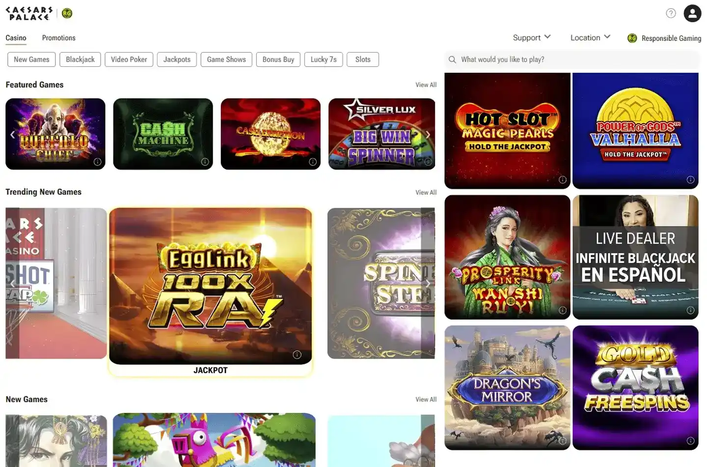Caesars screenshot 1