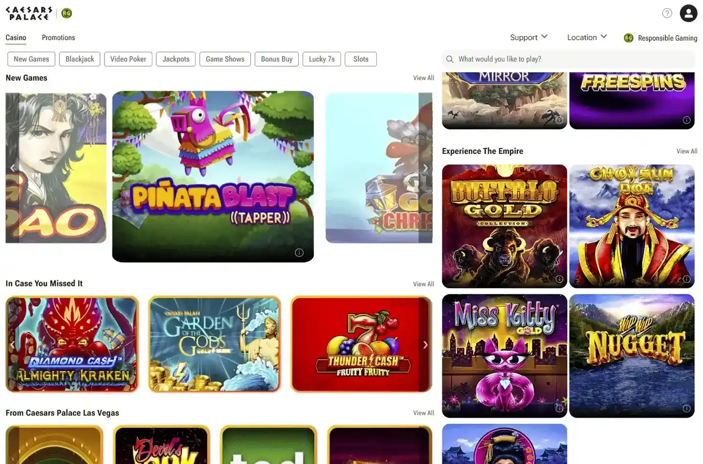 Caesars screenshot 2