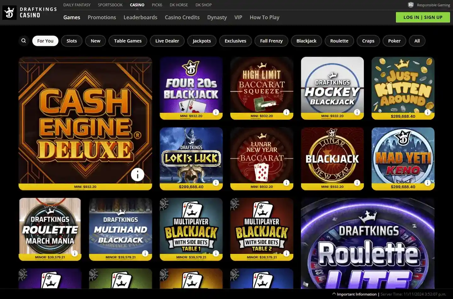 DraftKings screenshot 2
