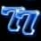 7 blue